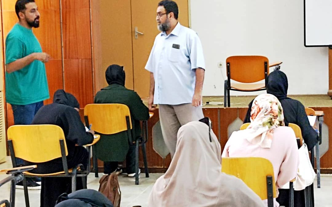 بدء الامتحانات الجزئية بكلية التمريض في جامعة بنغازي