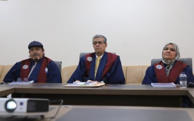 مناقشة رسالة ماجستير بكلية الطب البشري حول تشخيص النزيف الرحمي غير الطبيعي