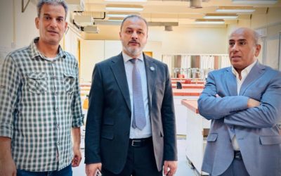رئيس جامعة بنغازي يقوم بجولة تفقدية لمجمع الكليات الطبية