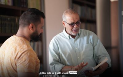 مدير عام المكتبات بجامعة بنغازي يقوم بجولة تفقدية لمكتبات كليات المرج