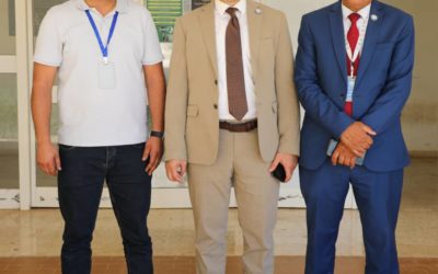 رئيس جامعة بنغازي يتفقد سير برنامج الدكتوراة في العلوم السياسية