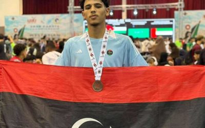 إنجاز رياضي جديد لجامعة بنغازي.. الطالب حمزة تاج الدين بوسويق يحرز برونزية بطولة الأردن الدولية