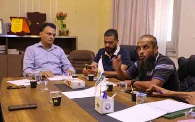 عمداء الكليات الطبية ومدير أدارة الشؤون الفنية والمشروعات ولجنة الاخلاء المكلفة وخدمة المجتمع يضعون خطة طوارئ شاملة لنقل الكليات تمهيداً لأعمال صيانة وتطوير تاريخية.