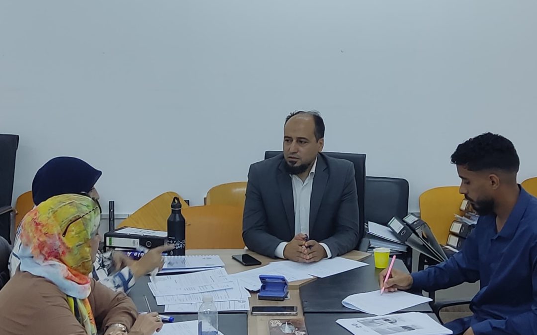 الدراجي يرأس الاجتماع الثالث للجنة المنظمة للمسابقة الإقليمية للترجمة الفورية.               