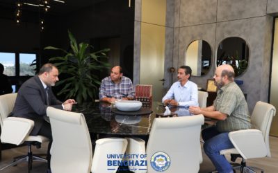 رئيس جامعة بنغازي يبحث مع مدير التفتيش بالضمان الاجتماعي سبل تحسين أوضاع المتقاعدين