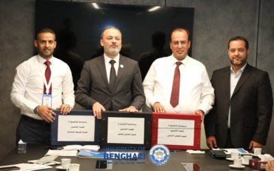 رئيس جامعة بنغازي يعلن انطلاق العام الدراسي الجديد للدراسات العليا ويعتمد برامج دكتوراه جديدة مقدمة من كلية القانون.