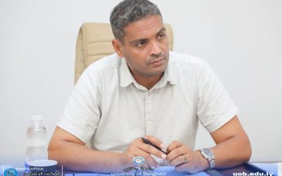 وكيل الشؤون الطلابية بجامعة بنغازي يعقد اجتماعًا مع مدير النشاط لوضع خطة النشاط للعام الجامعي الجديد