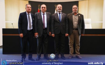 رئيس جامعة بنغازي يستقبل وفداً برلمانياً ويناقش معه تطوير التعليم العالي