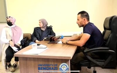 زيارة تشاورية بين جامعة بنغازي وزارة الثقافة لتعزيز الأنشطة الثقافية والمواهب الطلابية