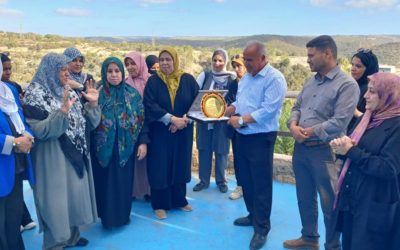 قسم الخدمة الاجتماعية بجامعة بنغازي ينظم زيارة تدريبية إلى دار الوفاء للمسنين بوادي الكوف
