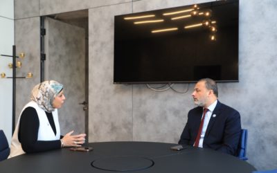 رئيس جامعة بنغازي يستقبل عميدة كلية الصيدلة لمناقشة سُبل استمرار العملية التعليمية خلال أعمال الصيانة