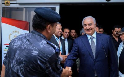 القائد العام للجيش يزور الدورة الرابعة لمعرض بنغازي الدولي للكتاب