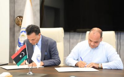 جامعة بنغازي توقّع مذكرة تفاهم مع شركة أساريا لتنظيم مؤتمر كرة القدم العربية