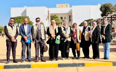 اللجنة العلمية الدائمة للخدمة الاجتماعية تزور كلية العلوم الإنسانية والتطبيقية توكرة