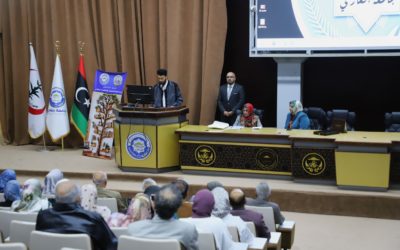 جامعة بنغازي تحتفل بإطلاق باقة من مؤلفاتها الأكاديمية الجديدة وتكرم المرتضي وفاءاً لعطائه 