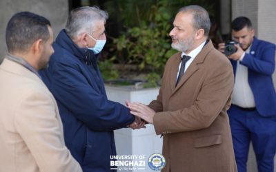 رئيس الجامعة الأردنية يلتقي بمجلس جامعة بنغازي