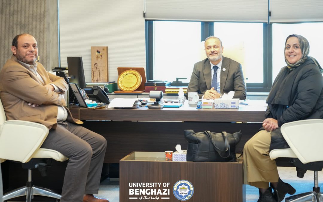 جامعة بنغازي تتابع مستجدات المبنى الجديد لكلية طب وجراحة الفم والأسنان وتعزّز دعمها للعملية التعليمية