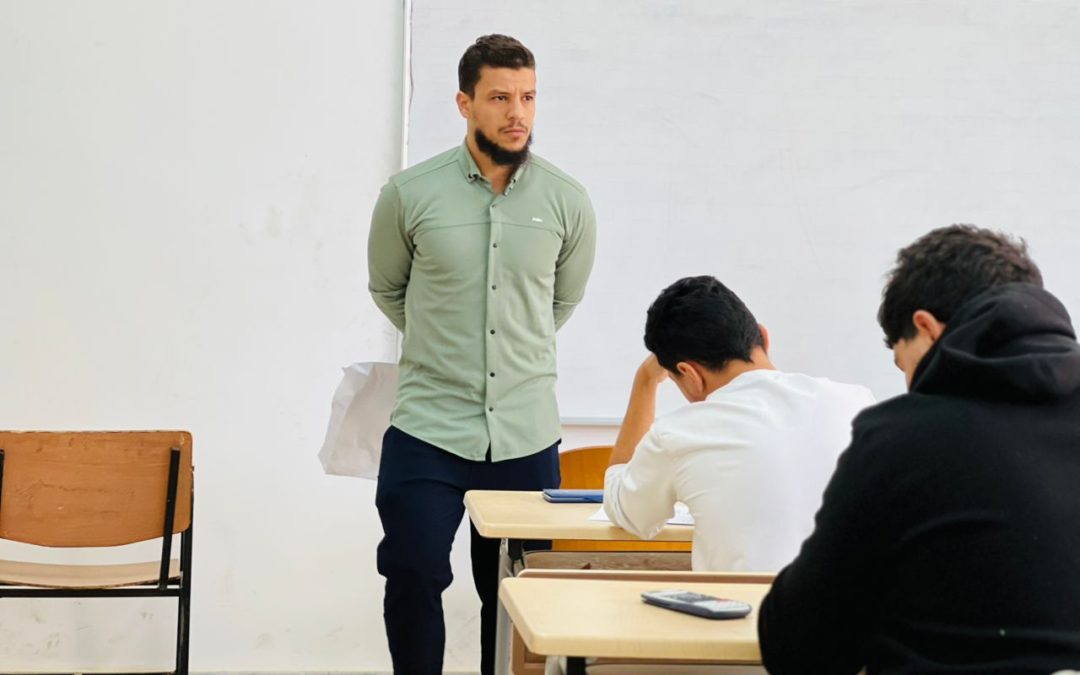 المركز الإعلامي يوثق الامتحانات النهائية بقسم علوم الحاسوب المرج