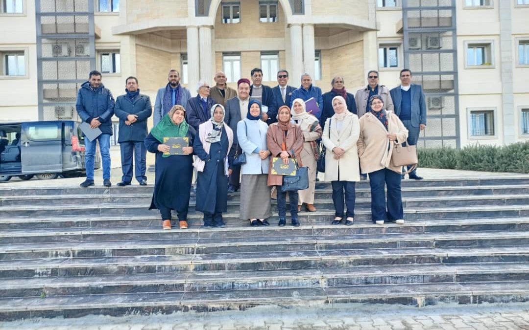 مشاركة فاعلة لأعضاء هيئة التدريس بجامعة بنغازي في مشروع تطوير السياسات التعليمية لتعزيز الأمن القومي