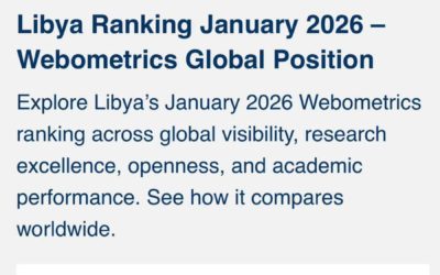 جامعة بنغازي تتصدر الجامعات الليبية في تصنيف Webometrics العالمي – يناير 2026