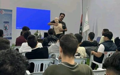 إعلان إطلاق برنامج تدريبي في الإسعافات الأولية والإنعاش القلبي الرئوي (CPR) بجامعة بنغازي