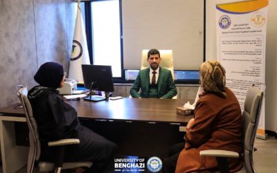 مسجل عام الجامعة يجتمع لمتابعة سير العمل بمكتب الخدمة الاجتماعية