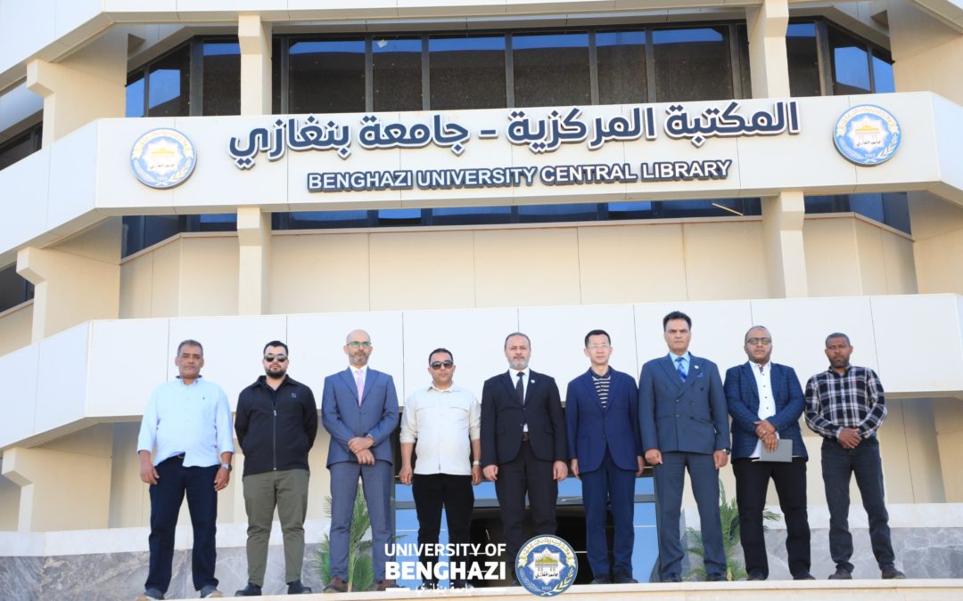 رئيس جامعة بنغازي يستقبل السفير الصيني ماشيوي ليانغ