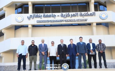 رئيس جامعة بنغازي يستقبل السفير الصيني ماشيوي ليانغ