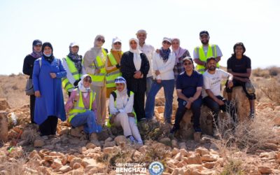 جامعة بنغازي تشارك في أعمال المسح والتوثيق الأثري بمدينة توكرة الأثرية
