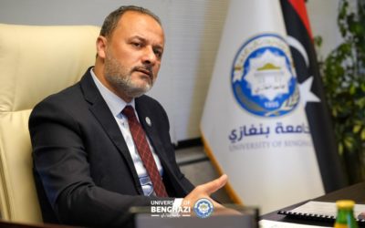 رئيس جامعة بنغازي يتابع ملفي الاعتماد المؤسسي والبرامجي بكلية الصحة العامة