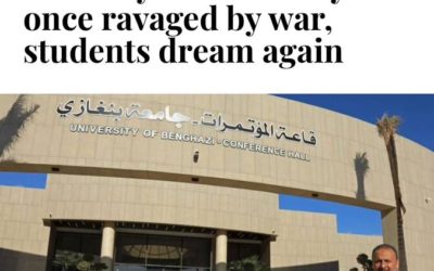🔴جامعة بنغازي تتألق عالمياً🔴
