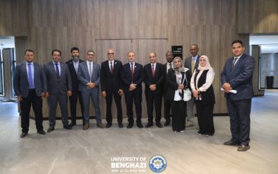 رئيس جامعة بنغازي يبحث آليات تطوير برامج المحاسبة وتعزيز جودة التعليم المحاسبي