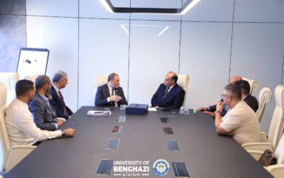 لجنة تدقيق الترخيص الفني  لبرنامج ماجستير الهندسة النفطية تزور جامعة بنغازي