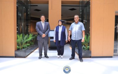 متابعة ميدانية لاستعدادات تجهيز المكتبة المركزية بجامعة بنغازي تمهيدًا لافتتاحها