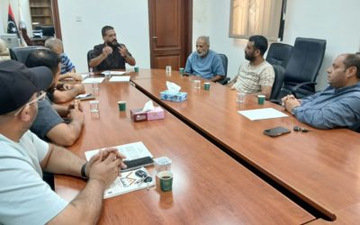 جامعة بنغازي تبحث آلية استلام الكليات المنفذة ضمن مشروعات التنمية والإعمار