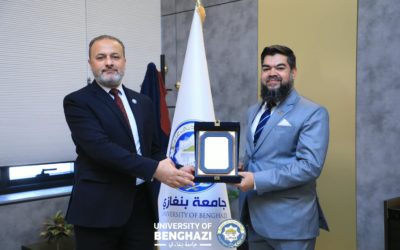 جامعة بنغازي تبحث مع السفير البنغلاديشي آفاق التعاون الأكاديمي والعلمي