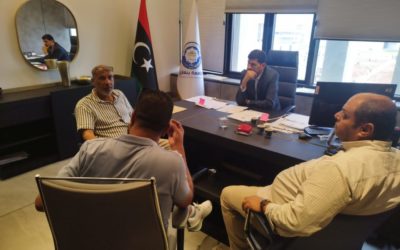 الكاتب العام يعقد اجتماعًا لمتابعة إجراءات الاستلامات الفنية لمباني الكليات والمرافق الجامعية