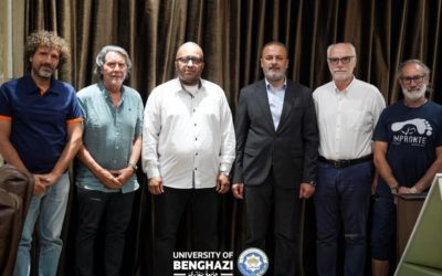 President of the University of Benghazi Discusses Research Cooperation and Future Work Plans with Italian Scientific Team