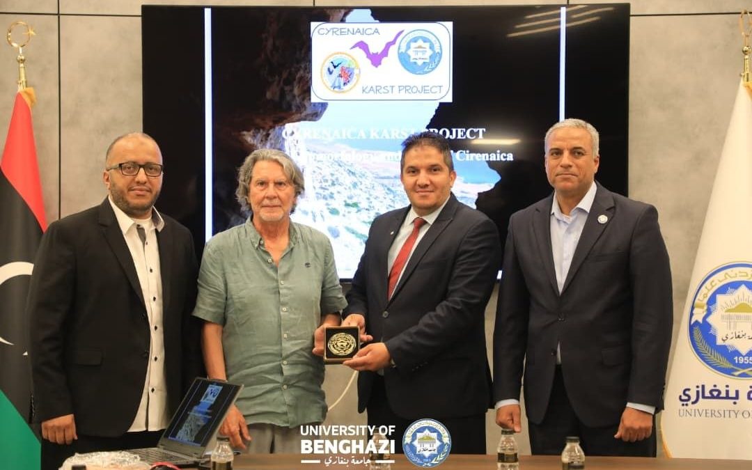 University of Benghazi Vice President for Scientific Affairs Holds Meeting with Visiting Italian Scientific Team