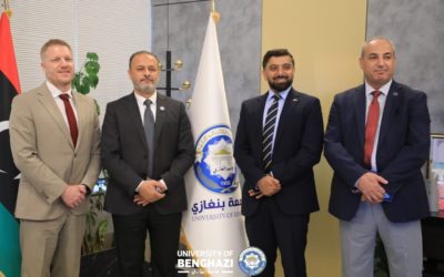 University of Benghazi President Receives Deputy British Ambassador and British Council Director to Discuss Joint Cooperation