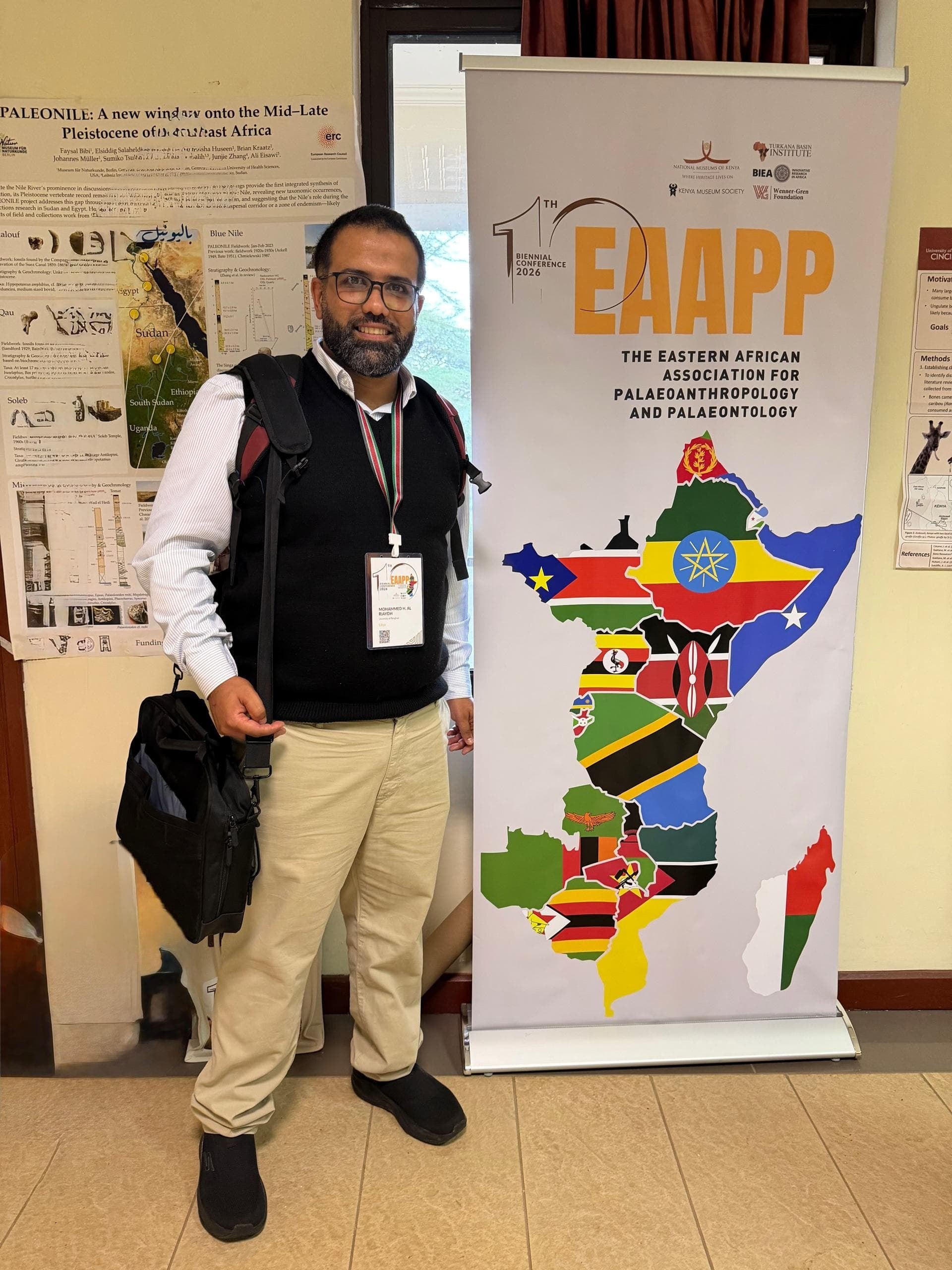Dr Mohammed H. Al Riaydh representing University of Benghazi at EAAPP 2026 in Kenya