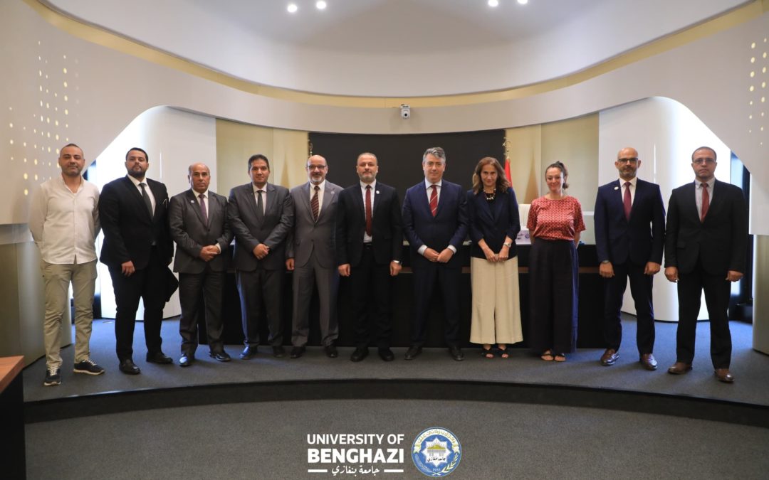 University of Benghazi President Receives Italian Consul General to Discuss Ways to Enhance Academic Cooperation with Italian Universities