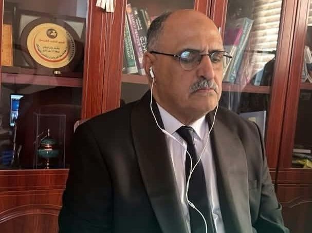 mahmoud-aqdoura-manfs-university-benghazi Professor Mahmoud Abdullah Aqdoura representing the University of Benghazi at the founding of MANFS