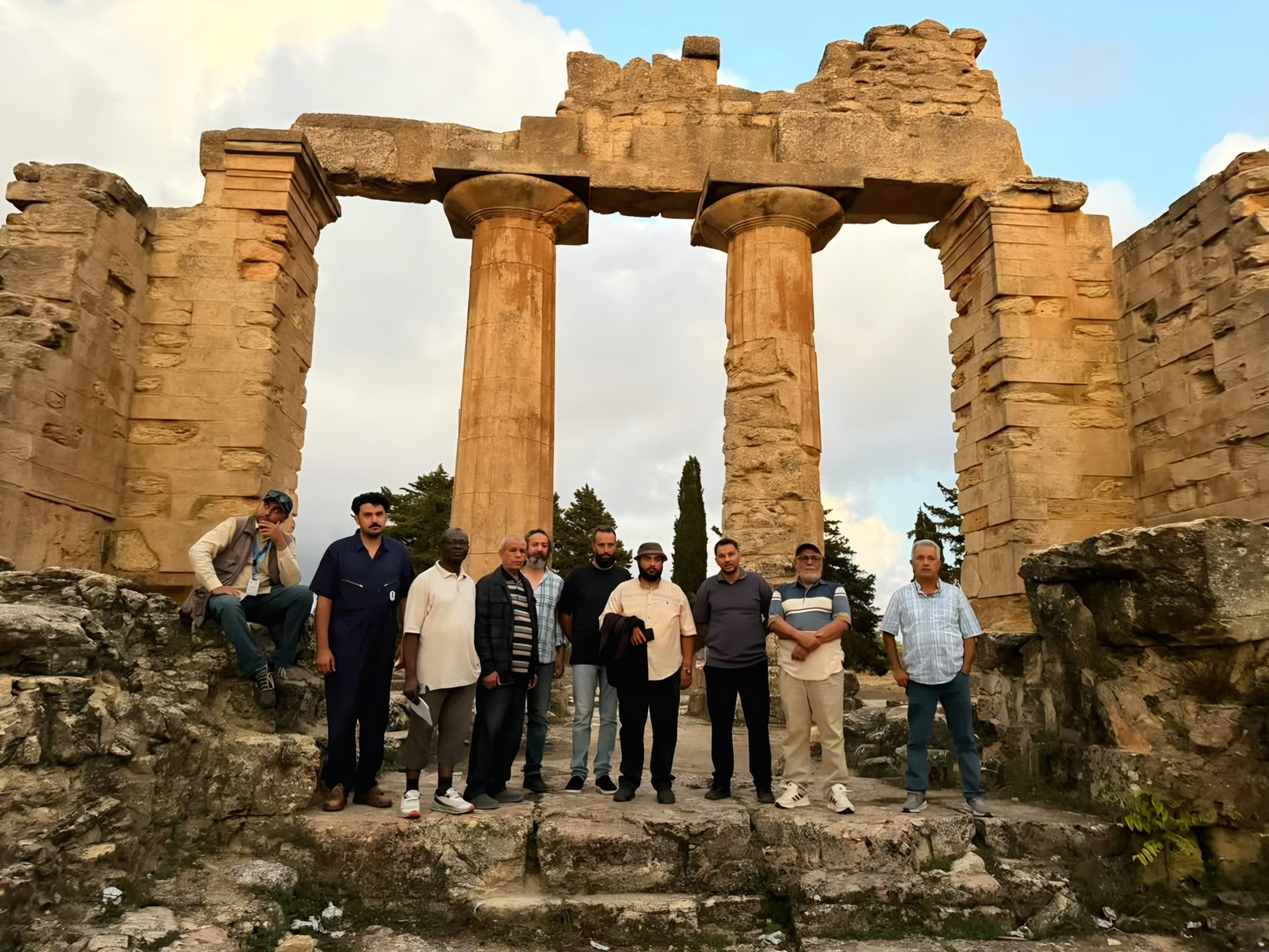 university-benghazi-libya-geoparks-field-trip University of Benghazi Earth Sciences faculty during the Libya Geoparks geological field trip