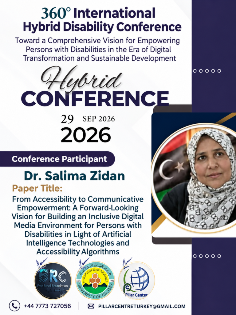 Professor Salima Hassan Zidan from the Faculty of Media at the University of Benghazi