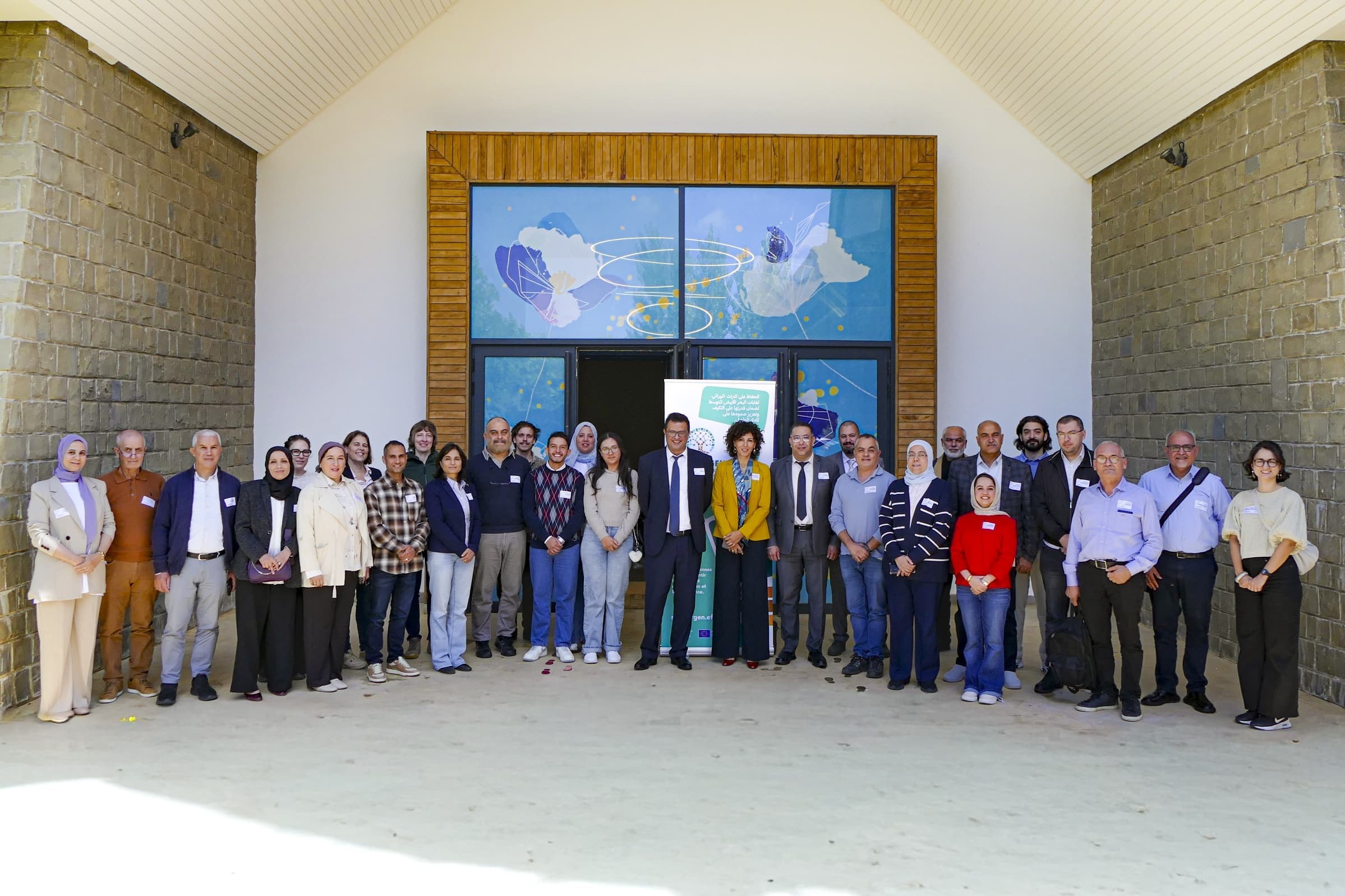 University of Benghazi participants during MEDFORGEN forest genetic resources training in Morocco