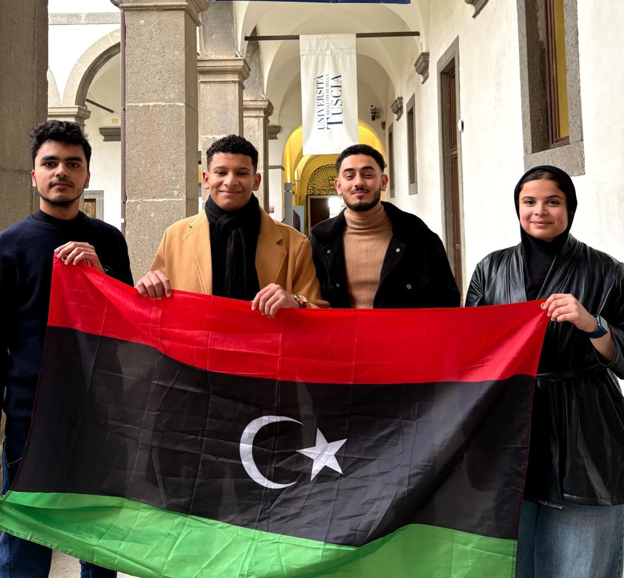 university-benghazi-students-university-tuscia-italy University of Benghazi students completing an academic exchange at the University of Tuscia in Italy